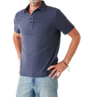 man wearing a faherty t shirt polo