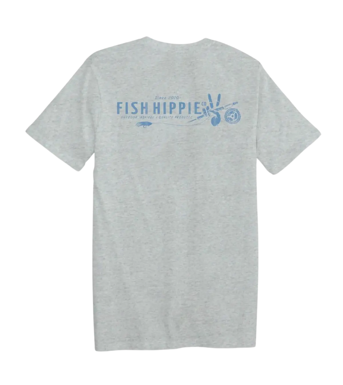 fish hippie mens Dueces Tee