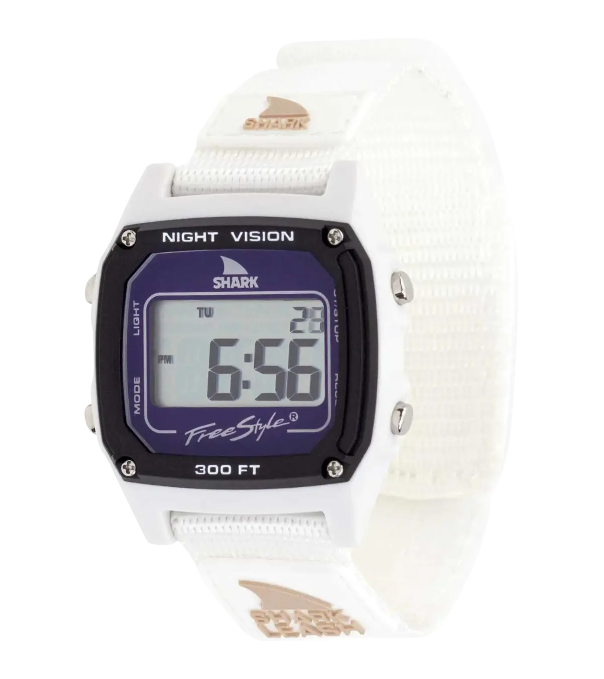 Freestyle Classic Leash Shark Watch in White Dolphin Global Pursuit