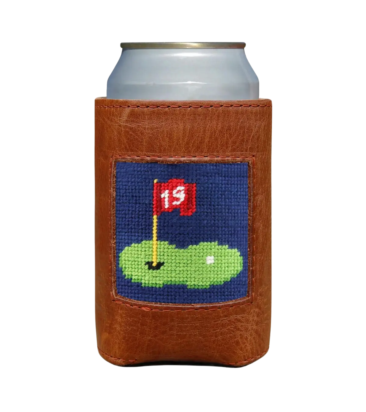 smathers and branson 19th Hole Needlepoint Can Cooler