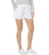 woman wearing vineyard vines pull on shorts in white