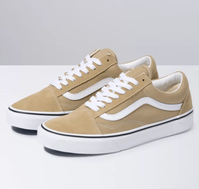 Tan vans top mens shoes