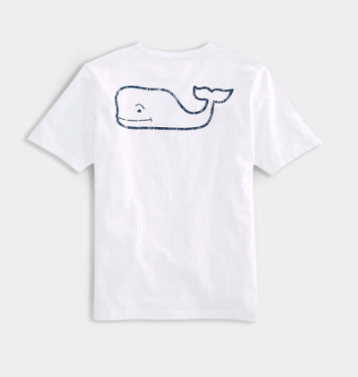 Vineyard Vines Kid s Short Sleeve Vintage Whale Tee White