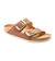 birkenstock big buckle arizona sandal in cognac