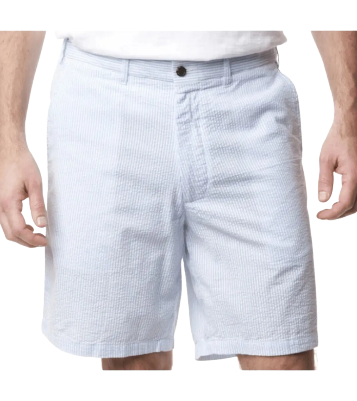 Castaway Men's Shorts Castaway, Men's Seersucker Short (Sky Blue)