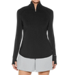 Coolibar Women's Arabella Golf Quarter Zip Sweater in Black
