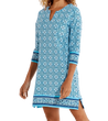 woman wearing Coolibar, Women's Oceanside Tunic Dress