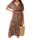 Woman wearing Faherty Carmel Linen Dress