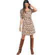 woman wearing a faherty Carmel Mini Dress