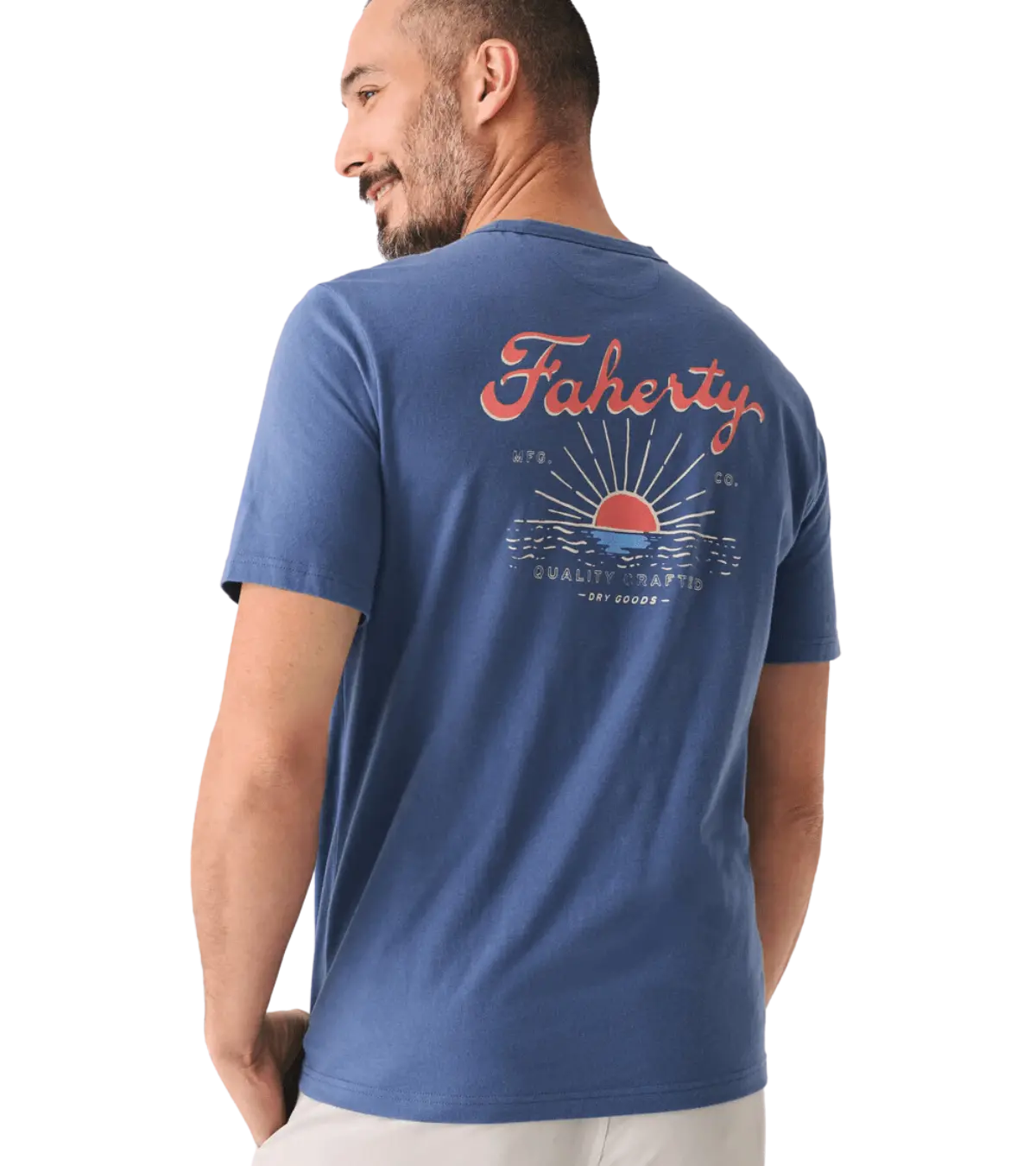 Faherty, Men's Graphic Dry Goods Tee | Global Pursuit