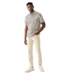 man wearing Faherty, Men's Short-Sleeve Stretch Playa Shirt (Washed Black)