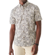 man wearing Faherty, Men's Short-Sleeve Stretch Playa Shirt (Washed Black)