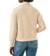 woman wearing a faherty Legend Lounge Half Zip Sweatshirt