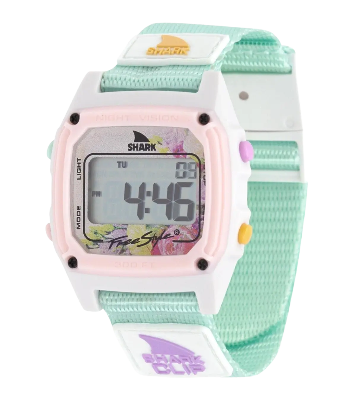 Freestyle, Classic Clip Shark Watch (Mint Blush)