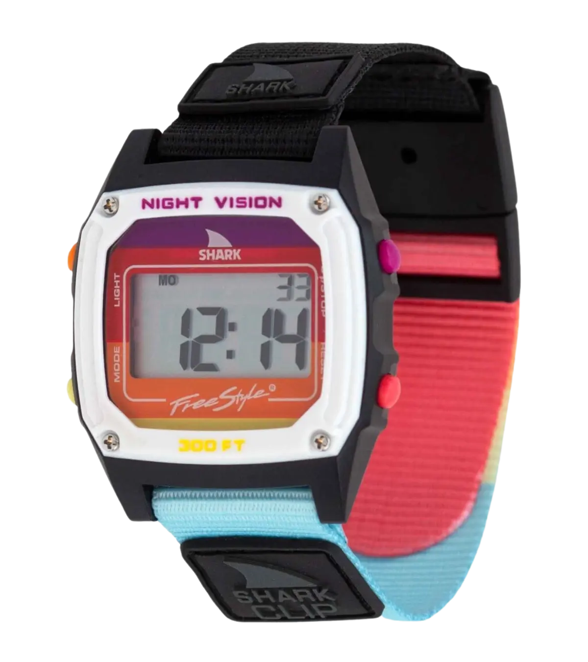 Freestyle, Classic Clip Shark Watch (Rainbow Licorice)