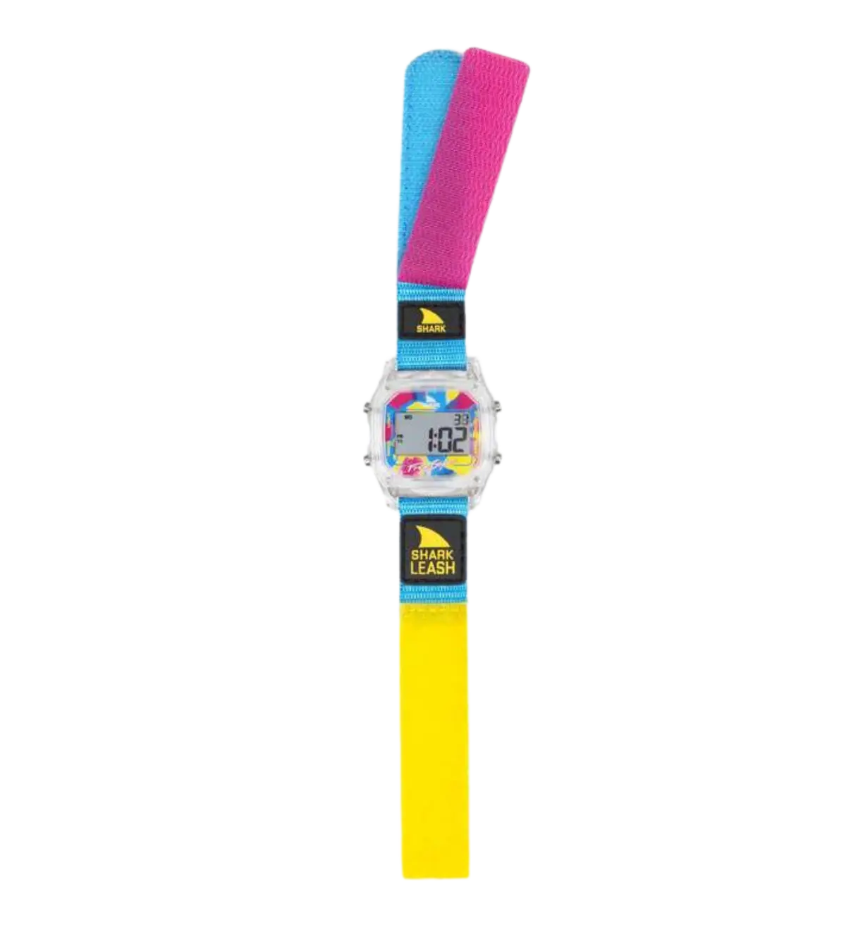 Global Pursuit Freestyle Shark Classic Leash Clear Cyan