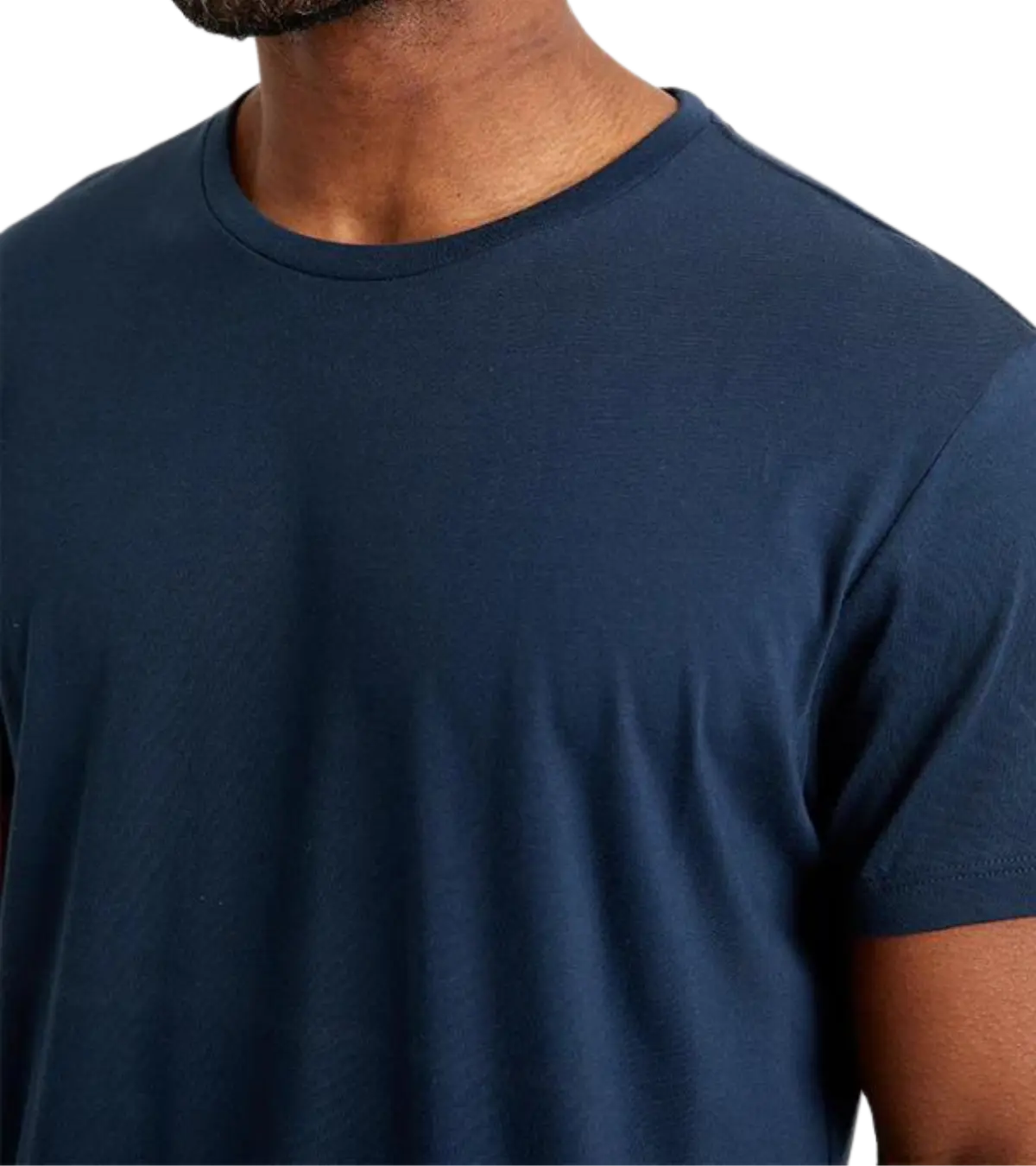 man wearing a marine layer Signature Crew Neck Tee Shirt