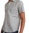 man wearing a Short Sleeve Cotton Plain Weave Shirt