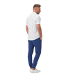 man wearing Mizzen and Main, Leeward Short Sleeve Shirt (Island Oasis Print)