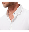 man wearing a Leeward No Tuck Dress Shirt
