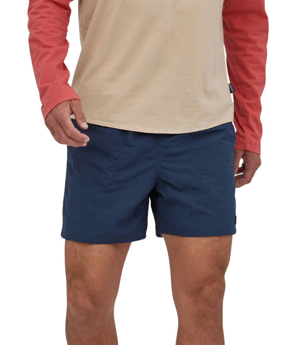 man wearing Patagonia, Men's 5 Inch Baggies Shorts
