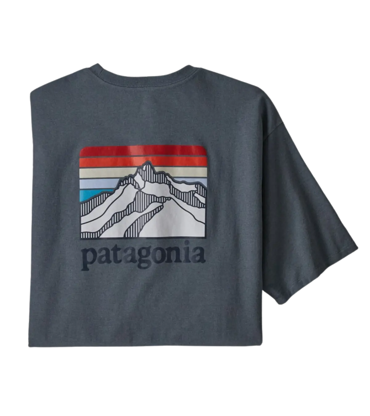 Patagonia, Men's Line Logo Responsibili-Tee Grey