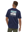 Patagonia, Men's Line Logo Responsibili-Tee Navy