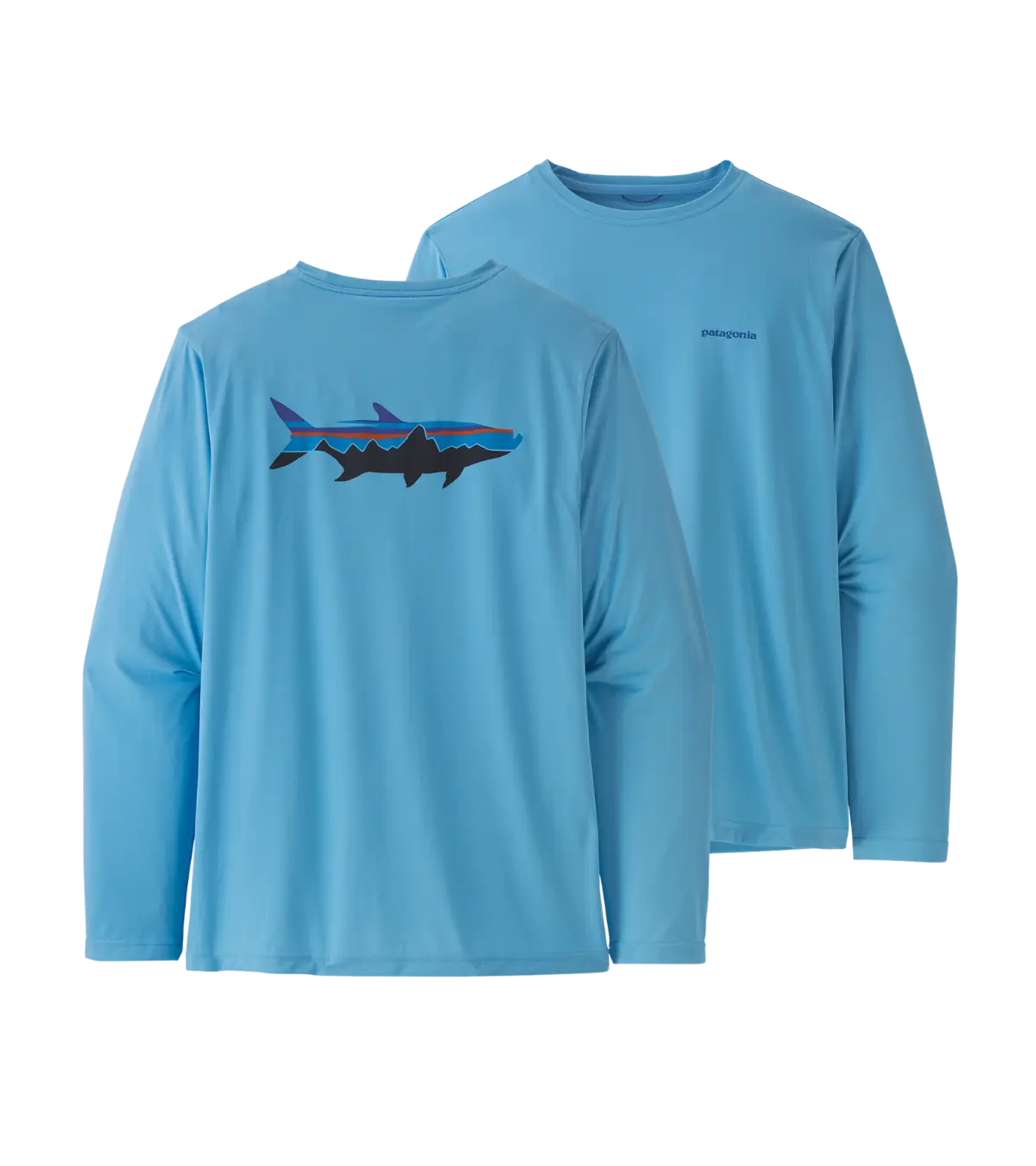 Patagonia, Men's Long Sleeve Capilene Cool Daily Fish Graphic Shirt