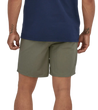 man wearing Patagonia Wavefarer Hybrid Walk Shorts