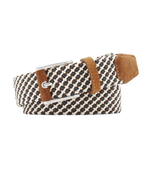 Crafted Multi-Color Woven Cotton Belt