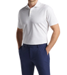 man wearing a peter millar albatross cotton blend pique polo