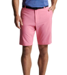 man wearing Peter Millar, Men's Shackleford Performance Hybrid Short (Peppermint)