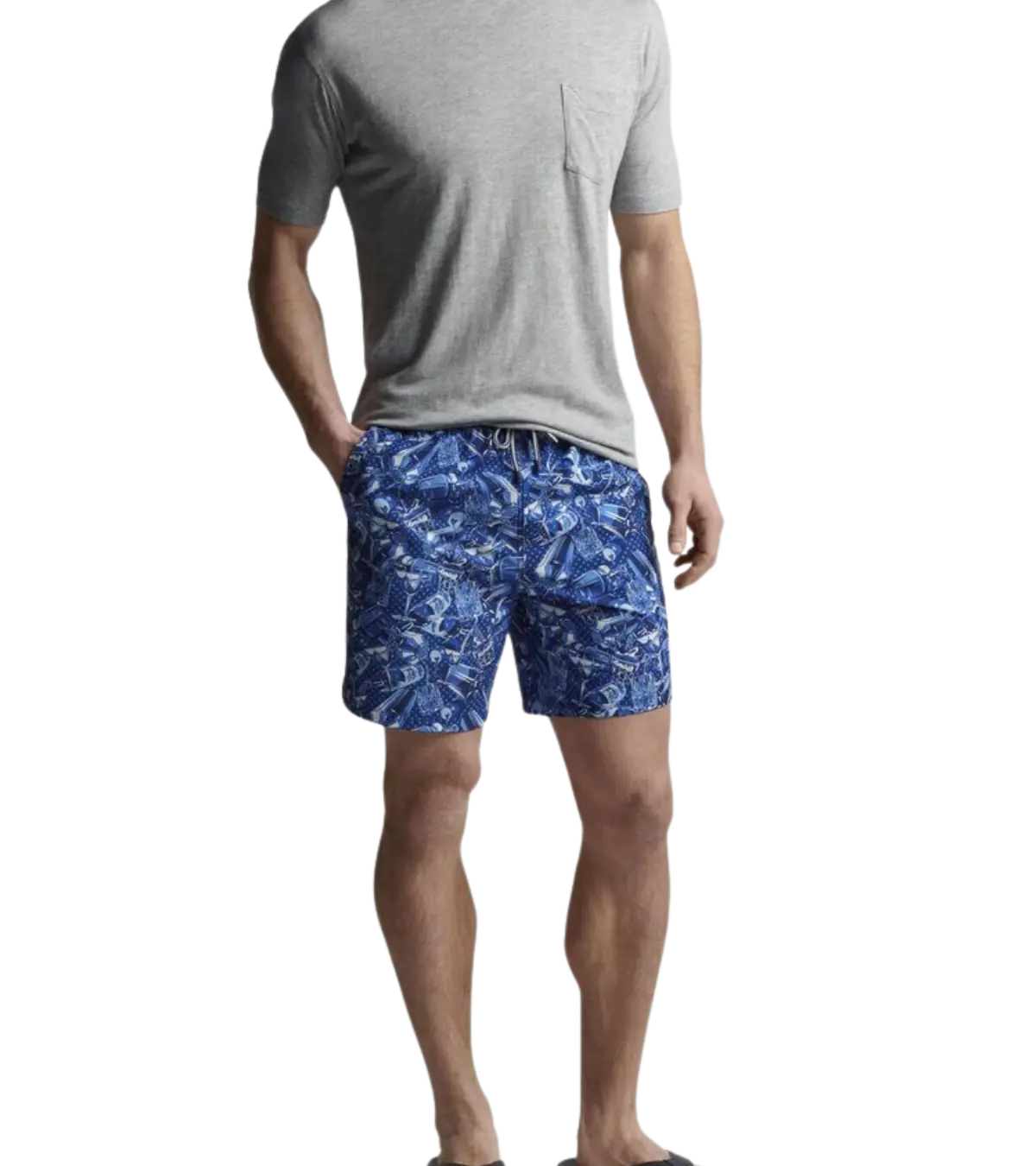 PETER MILLAR Chiavari Cube Slim-Fit Shorth-Length Printed Swim Shorts for  Men