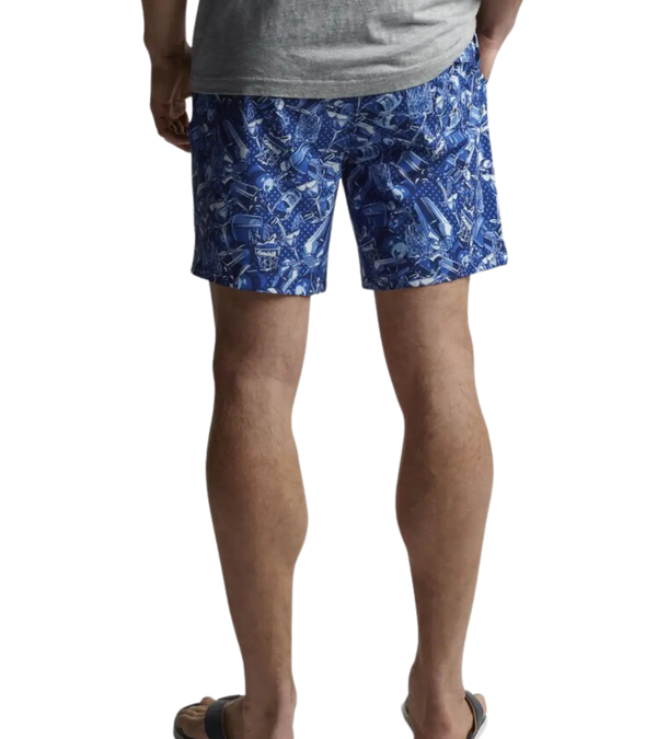 PETER MILLAR Chiavari Cube Slim-Fit Shorth-Length Printed Swim Shorts for  Men