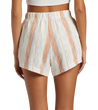 Roxy Women's Todos Santos Sweat Shorts in Cafe Creme Beach Blissed Strip