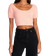 woman wearing RVCA, Women's Murray Sweater Top (Coral)