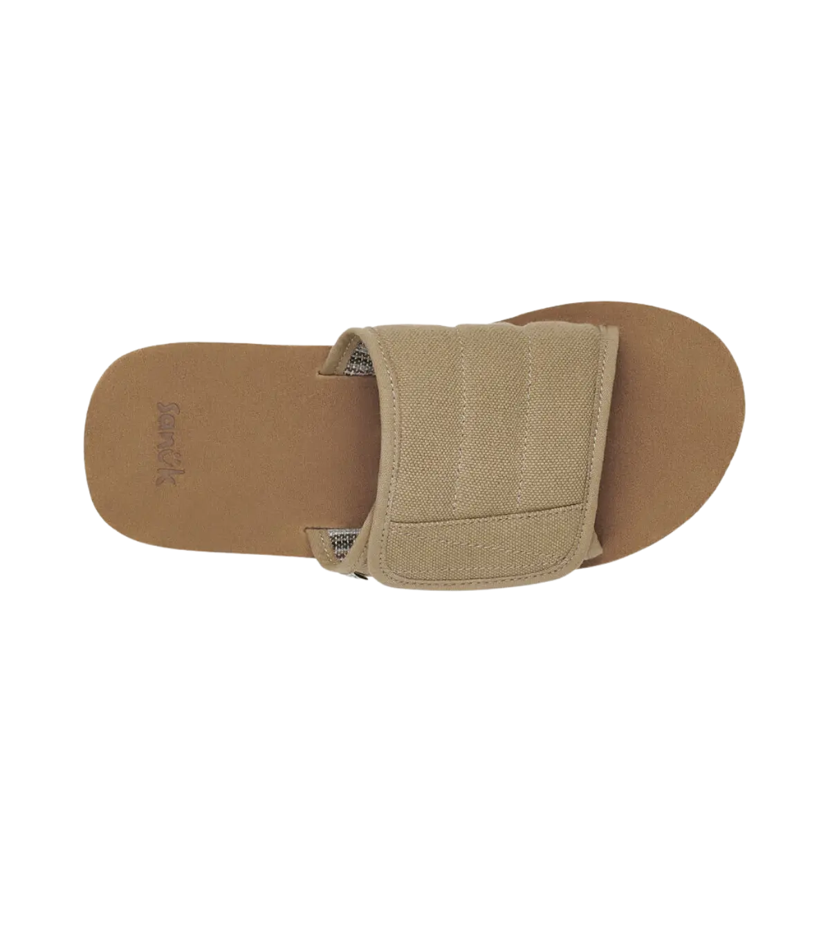 Sanuk Flip Flops Mens Brown Woven Textured Comfort Sandal Slipper Natural  Yogi 3