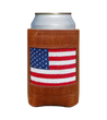 Smathers & Branson, Needlepoint American Flag Can Cooler (Red, White, and Blue)
