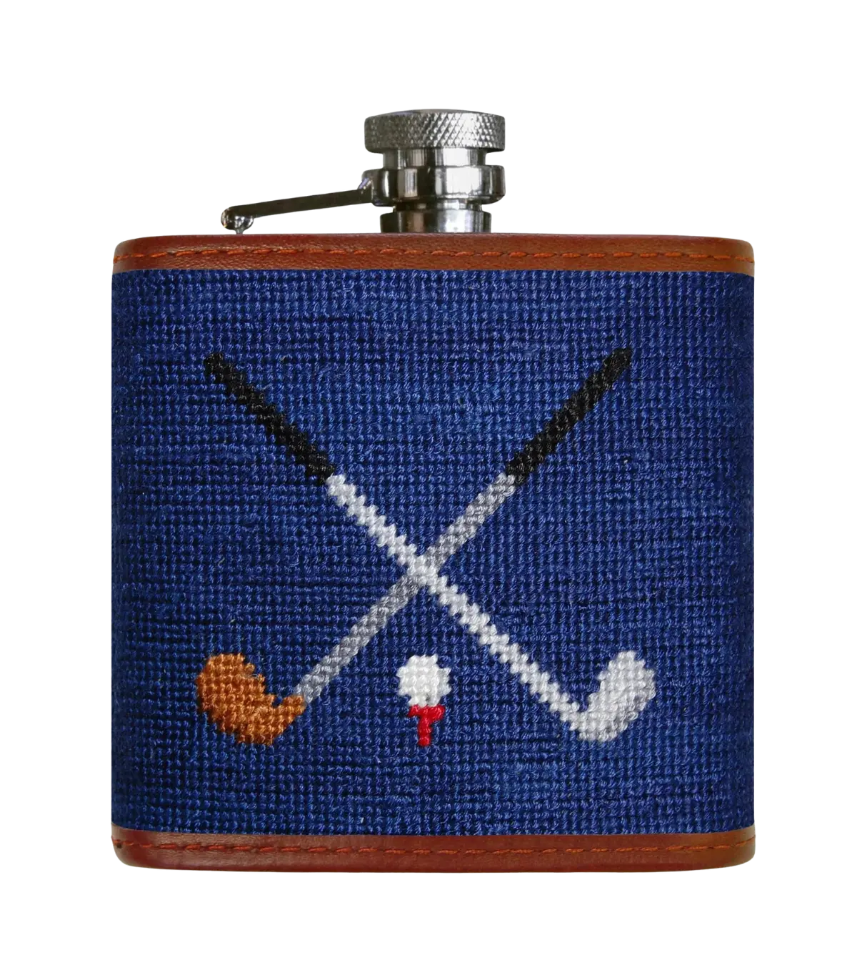 Smathers & Branson crossed clubs flask