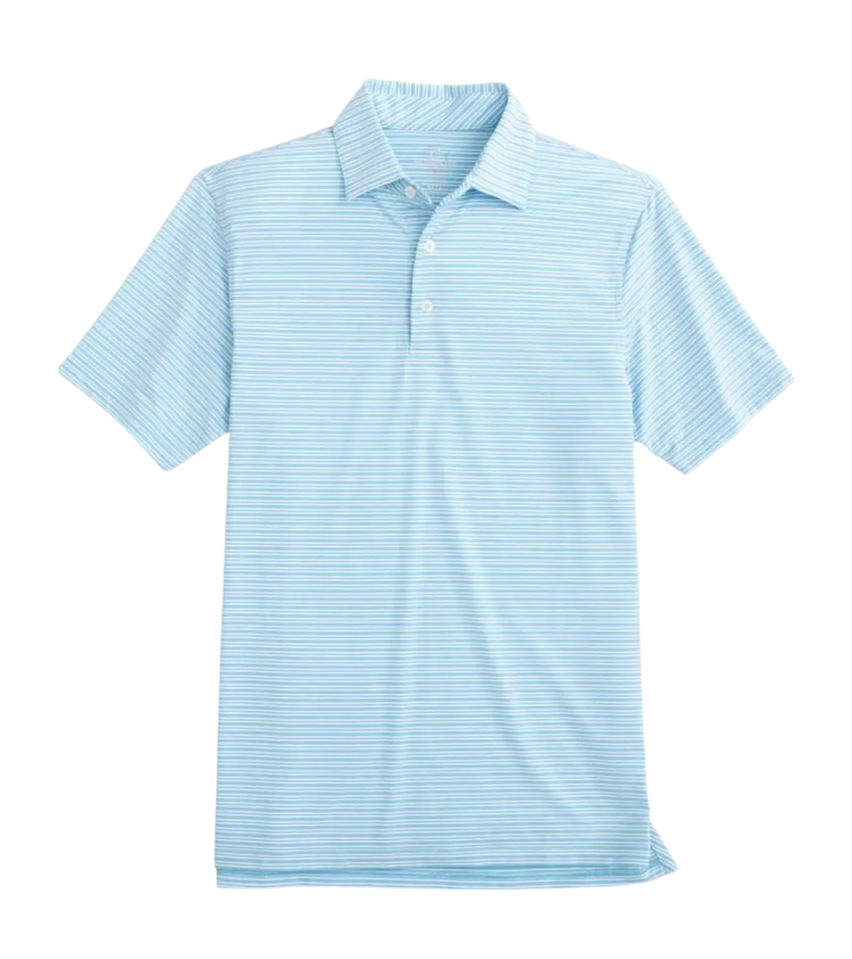 Southern Tide, Men's brrr°®-eeze Millwood Stripe Performance Polo Shirt (Rainwater Blue)