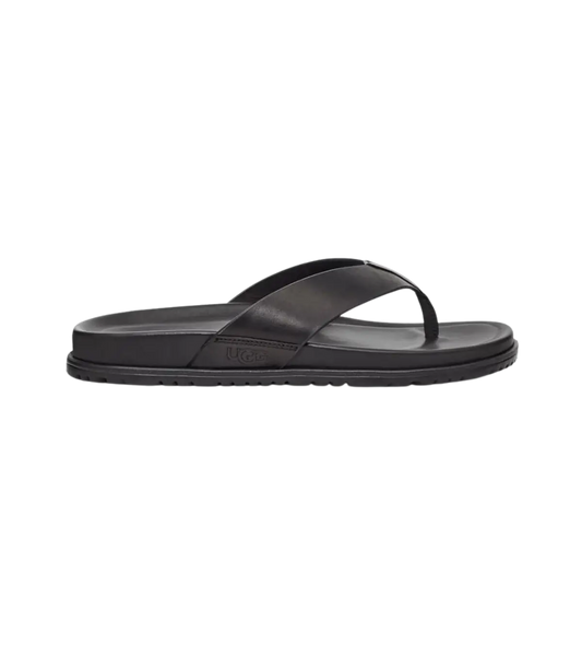 Ugg black hot sale flip flops