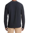 man wearing a vince Cotton Long Sleeve Pocket Crew T-Shirt