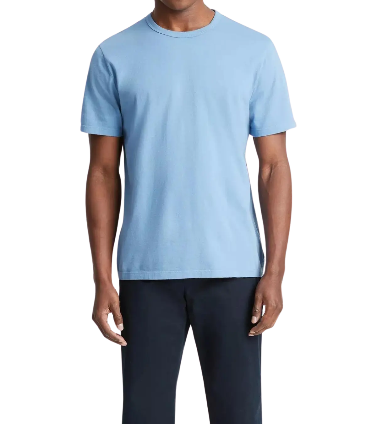 man wearing a Vince Garment Dye Short-Sleeve T-Shirt