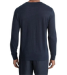 man wearing a vince Linen Long-Sleeve Henley