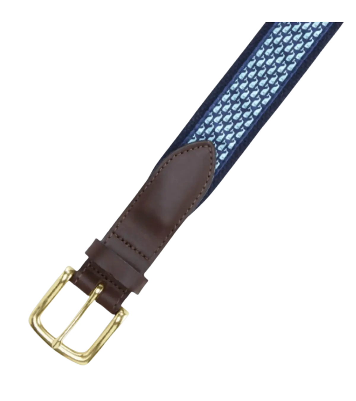 Vineyard Vines, Men's Whale Club Belt (Navy)