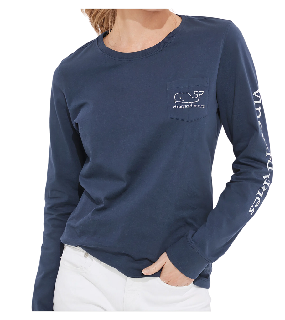 Women's Radiant Whale Pocket Tee by Vineyard Vines