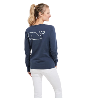 Women's Radiant Whale Pocket Tee by Vineyard Vines