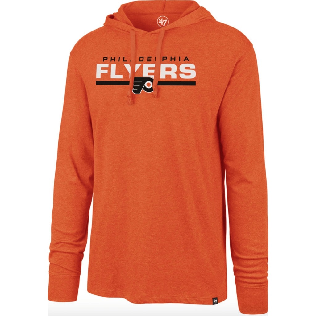 47 Brand Men's Sports 47 Brand, Men's Flyers End Line Club Hoodie (Orange)