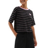 razz boxy top women's striped vans tee t-shirt