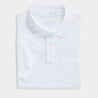 White polo vineyard vines golf shirt